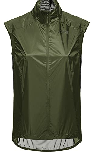GORE WEAR Damen Fahrrad-Weste Ambient, GORE-TEX INFINIUM, 42, Dunkelgrün/Schwarz
