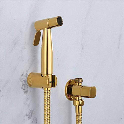 WC-Bidet-Armaturen Roségold, Messing, einzeln, kalt, Badezimmer, Toilette, Dusche, geblasen, Spritzpistole, Düse, Analreinigung, Arsch, Bidet, Dusche, Shattaf, Set 2