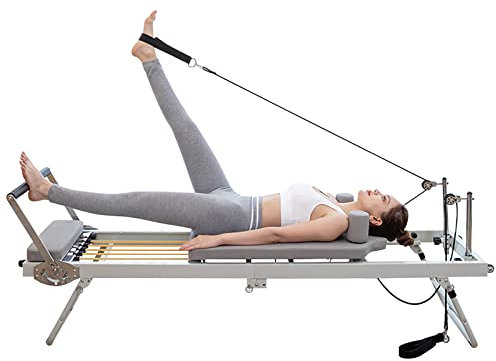 Home Pilates Reformer für Haushalt Übung Yoga Ausrüstung Pilates Ausrüstung Multifunktional Faltbares Yoga Bett Pilates Bett Fitnessgeräte Einstellbare Intensität