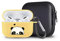 Niedliche Panda-Hülle, kompatibel mit AirPods Pro 2 mit Schlüsselanhänger, Cartoon-Tier-Design, Ladehülle, glatte Schutzhülle für Mädchen und Frauen (gelb)