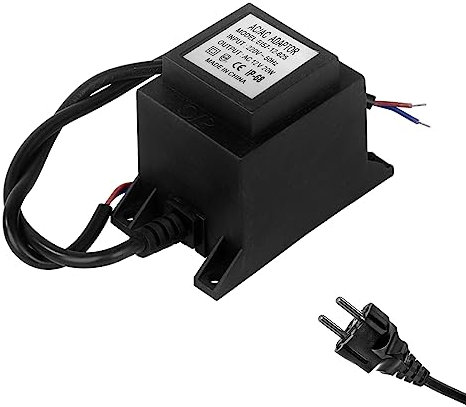 LED Trafo 12V Netzteil AC 15w/20w, Außen Steckernetzteil Trafo 12V Mit 1,5M Kabel, Außen Stecker Netzteil Transformator IP68 für LED-Beleuchtung und Teichpumpen (AC12V-20W)