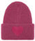 Zwillingsherz Slouch-Beanie-Mütze aus Wolle - Hochwertige Strickmütze mit flauschigem Herz für Damen - Hat - OneSize - warm und weich für Frühling Herbst und Winter