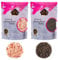 Cerez Pazari Whole Black Peppercorns 250g, Himalayan Pink Salt (Coarse Grain) 650g, Premium Quality, Freshly Packed For Grinder Refill, Resealable Bulk Bag, Non-GMO and Gluten Free