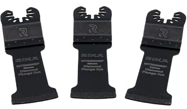 Rikä MTB32MBP 32mm Mortar Buster Diamond Plunge Cut Blade 3pk