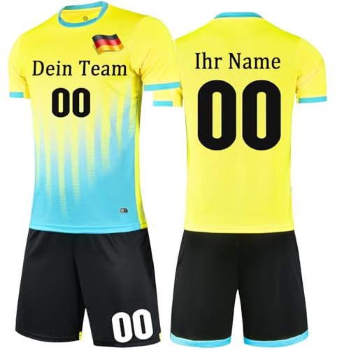 KILUZARNO Personifizieren Handball Trikot Set - Benutzerdefiniert Handball Trikot Kinder Erwachsene mit Namen Nummer Team Logo