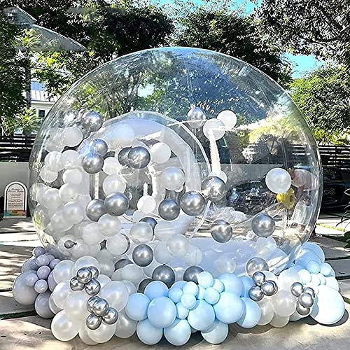 SHANJINL Maison À Bulles Décorative D'Exposition Commerciale, Toit Gonflable de Ciel Étoilé Tente de Camping Gonflable Extérieure Transparente Maison À Bulles Gonflable Avec Souffleur,5M