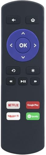 VINABTY Ersatz-Fernbedienung für Roku Streaming Sti-ck+ | HD/4KUltra/HDR Media Player 3820EU 3930EU