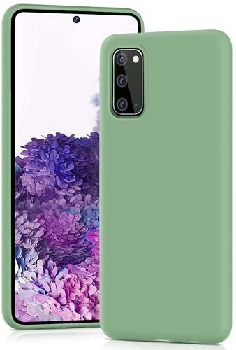 YATWIN für Samsung Galaxy S20 FE Hülle, Premium Silikon Handyhülle mit Kameraschutz, Seidig-Weicher Berühren Ultra Dünne Stoßfeste Kratzfeste Schutzhülle, Mintgrün