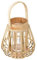Well Home Rattan-Laterne Rania, 14 x 16 cm