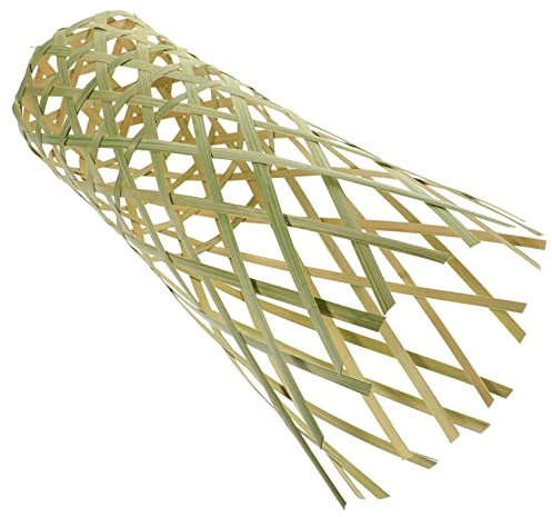 jojofuny Abat-jour Bambou Tissé Petit Lampadaire De Table Couverture Décorative Pour Chambre Salon Et Style Rustique Et Boho