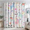 Ttincceer u-nicorn Rideau pour Chambre d'enfants Dessin animé Arc-en-Ciel Nuage occultant Rideau pour Chambre de Fille coloré u-nicorns Rideaux de fenêtre pour Chambre de bébé 2 Panneaux 117x183cm
