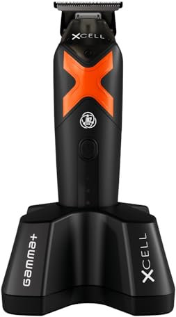 Herrentrimmer Professioneller GAMMA+ XCELL Trimmer | Vector IN2-Motor mit Dynamischer Drehmomentsteuerung | 180 Min Autonomie |0-Gap-Klinge | Aluminium-Rückseite