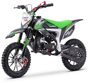Motocross für junge Fahrer Beneo Motors CROSS SX Grün - 50cc Dirtbike Dirt Bike CrossBike DirtBike pocket 50cc Pitbike PocketBike Motocross Motorrad Motorbike