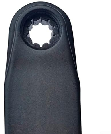 Honseadek Für und für Motorkurbel, 10 Zähne, verzahnte Aluminiumlegierung, für Fahrradkurbelpaar, ISIS 18 mm und BNI ISIS 15 mm Tretlager kompatibel (BNI-ISIS)