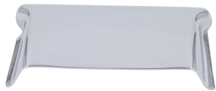 86mm Vintage Stainless Steel Bridge Cover, Polished Metal, Retro Telecaster Ashtray Cover, for TL Style Electric Guitars and Cigar Box Guitar