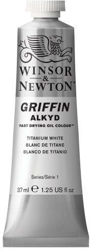 Winsor & Newton Huile à séchage rapide Alkyde Griffin 37ml 644 Blanc De Titane