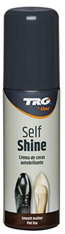 TRG The One Self Shine, Crème liquide pour cuir et simili cuir, Noir (118 Black), 75 ml