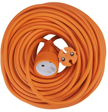 Alargador De Jardin 2P 16A 2X1,5 Mm² Ho5Vv-F 25M Naranja