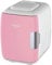 Cooluli CMF6P Compact Refrigerator, Plastic, Pink