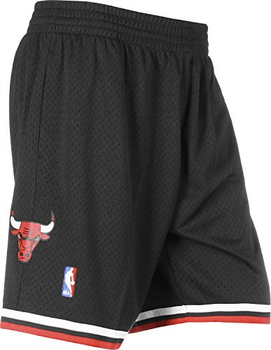 Mitchell & Ness Herren Hose rot/schwarz/weiß XL