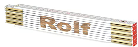 Zollstock mit Namens-Gravur zum auswählen - Name - Lasergravur - personalisiert - Geschenk - Mann - Vatertag - Geburtstag, Zollstöcke Namen:Rolf