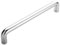 EUROART Door Pull Handle Bolt Through D Shape Aluminium 19x300mm Pack of 2