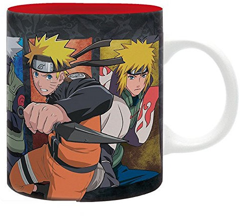Naruto Shippuden - Keramik Tasse - Ninja Ikonen von Konoha - Geschenkbox
