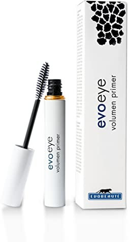 EVOBEAUTÉ evoeye Volumen Primer 5 ml I Mascara-Base für Styling, Volumen und längeren Halt der Wimperntusche I Augen Make-up für Wimpern & Augenbrauen