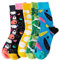 Herren Neuheit Socken mit Berühmten Person Patternt 5 Paar 39-44 (C, 39-45)
