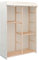 vidaXL Kleiderschrank mit 3 Ebenen 110x40x170cm Garderobenschrank Stoffschrank
