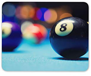 Lucky 8 Ball Mouse Mat Pad - Pool Balls Snooker Pub Bar Fun Computer #16449