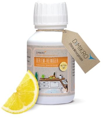 Der EM-Reiniger - probiotischer Allzweckreiniger mit Citrus Duft - 100% biologisch abbaubar, vegan und tierversuchsfrei (0,1 Liter)