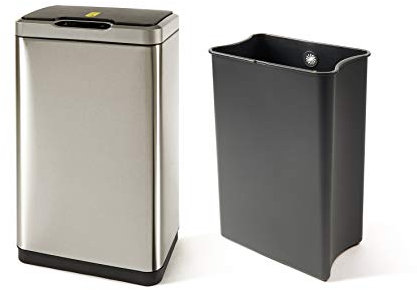 Perfetto Parfait Bin Bidone Coll. Alfred - Avec capteur - 30 l - Inox satiné - 6400 g