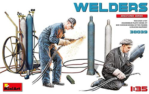 Miniart 1:35 - Welders, Blau und Gelb