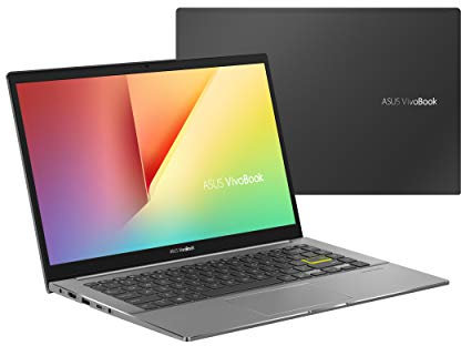 ASUS Vivobook S S433IA PC Portable 14'' FHD 400 NITS (WV) (Ryzen 7 4700U, RAM 16G, 512G SSD PCIE, Windows 10) Clavier AZERTY Français Black