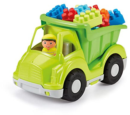 Jouets Ecoiffier - 1483X6 - Camion garni - Abrick - Jeu de construction pour enfant - Dès 18 mois - Fabriqué en France