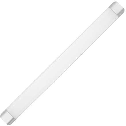 REV FLUX Deckenlampe - LED Deckenleuchte, Wandleuchte, 120 cm, Wandlampe 48W, 4800lm, 4000k, silber