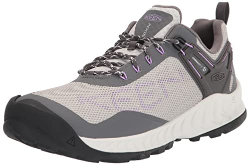 KEEN Damen Nxis Evo Wp-w Wanderschuhe, Stahlgrau/Englischer Lavendel, 39 EU