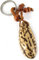 AXLorange Schlüsselanhänger,Holz ca.5x2cm, Bodhi Buddha Feige (Ficus religiosa) naturprodukt Handarbeit