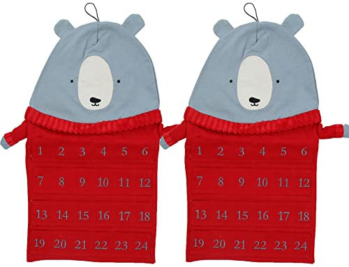AB TOOLS Hunde-Adventskalender, Schnüffelspielzeug, interaktives Countdown-Spielzeug, 2 Stück