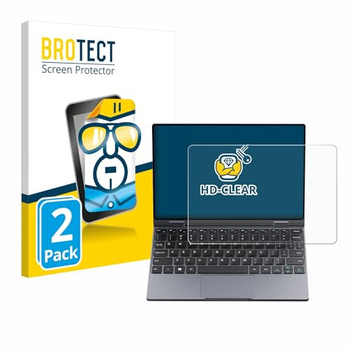 BROTECT (2 Stück Schutzfolie für Chuwi MiniBook X Displayschutz Folie Ultra-Klar