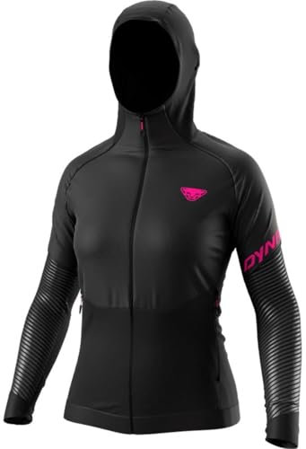 DYNAFIT Damen Alpine Reflective Jacke, Black Out pink glo-911, L