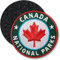 Klettpatch - Kanada Nationalpark 55 mm hochwertig gestickt/Canada Reise Outdoor Trekking/Klett Patch Abzeichen Applikation Patches auf Kleidung Rucksack/Club of Heroes (Grün)
