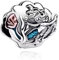 Annmors 925 Sterling Silber Bead Charms Europäische Armbänder und Halskette Perlen die Meerjungfrau Muschel 5A Zirkonia,Weihnachten,Valentinstag,Muttertag,Geschenkanhänger Frauen und Mädchen