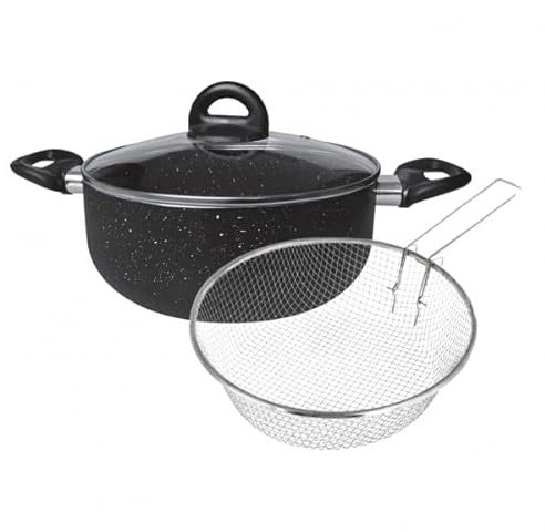 Cheffinger CF-PAFRY24 Friteuse avec panier Ø 24 cm Compatible induction