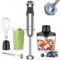 KOIOS Stabmixer, Stabmixer, 5-in-1-Handmixer mit der gesamten Achse des Mixers aus Edelstahl, Vollkupfermotor, integrierter 12-Gang-Mixer, Handmixer