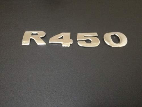 Mabi Automotive Parts Für Scania R-Serie, Edelstahl, Chrom, R 450, polierter Nummernschutz, Kühlergrill-Modellabzeichen