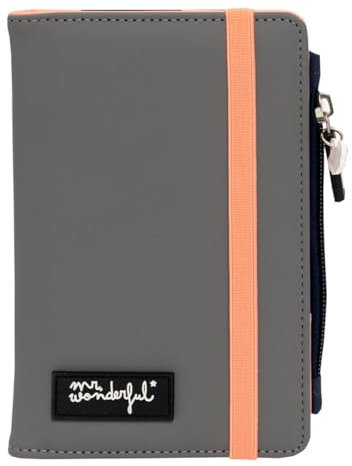Mr. Wonderful - Passport holder grey - Destination: the world