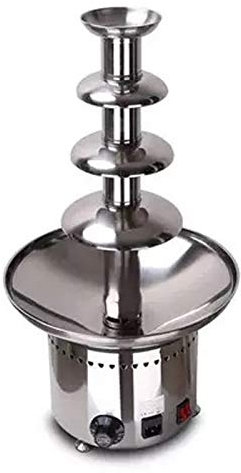 sjdoPulse Máquina De Fuente Máquina De Fuente De Chocolate Doméstica Comercial De Cuatro Capas Olla Caliente Salsa De Sésamo Máquina De Cascada Máquina De Fuente De Chocolate Automática