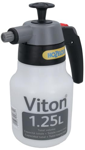 Hozelock Garten-Drucksprüher Viton Mehrzweck-Düse, verstellbar, 1,25 l